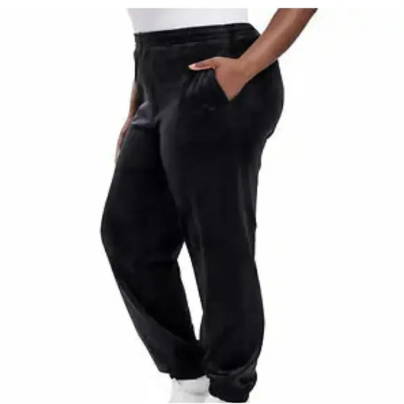 LazyPants Ladies' Velour Jogger Large - Picture 2 of 8